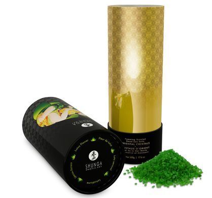 Сіль для ванни Shunga Oriental Crystals Bath Salts ORGANIC &mdash; Lotus Flower (500 г) сіль Мертвого моря SO5964 фото