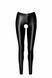 Легінси Noir Handmade F304 Taboo, L, black, під латекс, відкриті сідниці та промежина SX0263 фото 4