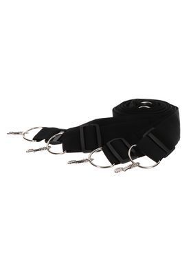Фіксатори на ліжко з карабінами. чорні Bed Restraints Taboom 17115 фото