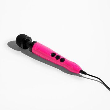 Вібромасажер DOXY Die Cast 3 Hot Pink, дуже потужний, живлення 220В, металевий корпус SX2459 фото