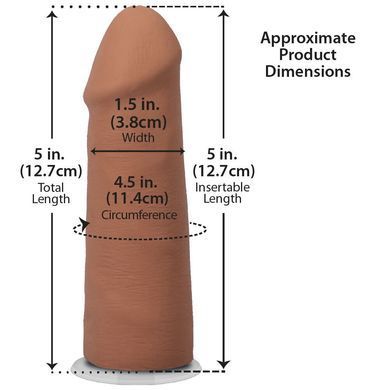 Фалоімітатор Doc Johnson The Realistic Cock ULTRASKYN - 5 Inch Caramel SX4481 фото