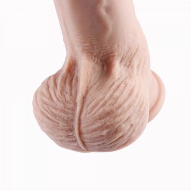Фалоімітатор 11.8&Prime; з вібрацією для секс-машин Hismith Silicone Dildo with Vibe, KlicLok, пульт ДК SX4009 фото