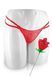 Мереживні трусики у вигляді троянди Fun Novelties Rose You Red SX4880 фото 1