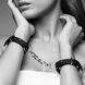 Наручники з екошкіри Bijoux Indiscrets Maze &ndash; Thin Handcuffs Black SO5912 фото 2