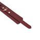 Шкіряні наручники Liebe Seele Wine Red Wrist Cuffs, знімний ланцюжок-кріплення SO9452 фото 8