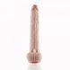 Фалоімітатор 11.8&Prime; з вібрацією для секс-машин Hismith Silicone Dildo with Vibe, KlicLok, пульт ДК SX4009 фото 5
