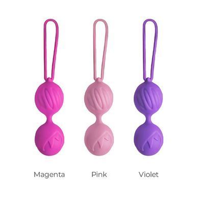 Вагінальні кульки Adrien Lastic Geisha Lastic Balls Mini Pink (S), діаметр 3,4 см, маса 85 г AD40431 фото