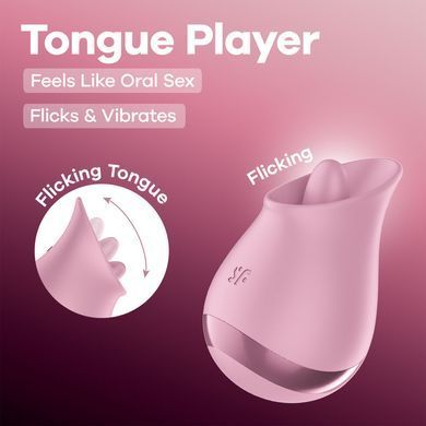 Вібростимулятор для клітора Satisfyer Tongue Player з язичком SX3848 фото