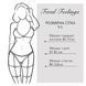 Портупея на груди Feral Feelings - Harness Bra, ліф, натуральна шкіра, колір білий SO3438 фото 3