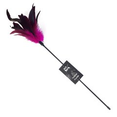 Лоскітка з пером півня Art of Sex – Feather Paddle, темно-рожева SO6611 фото