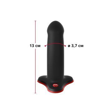 Фалоімітатор Fun Factory AMOR, чорний, довжина 14,6 см, діаметр 3,7 см, вигнутий SX0982 фото