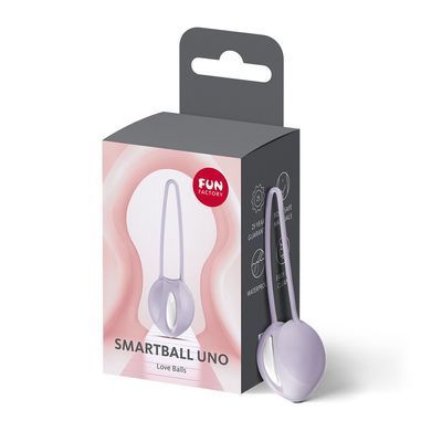 Вагінальна кулька Fun Factory SMARTBALL UNO Purple, одинарна, діаметр 3,6 см SX3663 фото