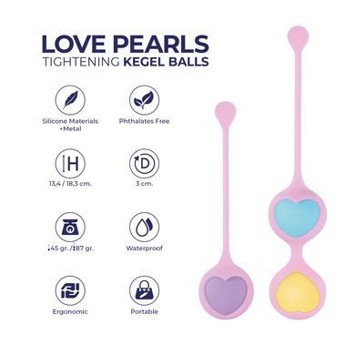 Вагінальні кульки Wooomy Love Pearls SX3127 фото