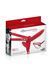 Подвійний страпон з вібрацією Fetish Tentation Vibrating Strap-On Red (м'яте паковання!!!) SO3752-R фото 4