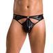 Чоловічі стринги Passion 033 THONG PAUL L/XL Black, під латекс SO7570 фото 1