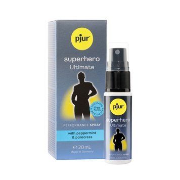 Спрей-пролонгатор pjur Superhero Ultimate Spray 20 мл (підмокле паковання!!!) SX1116-R фото