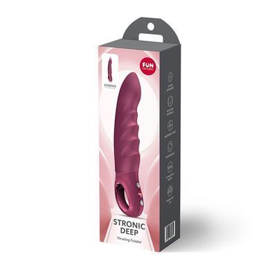 Пульсатор Fun Factory Stronic Deep, Wine Red, 8 режимів роботи, перезаряджуваний SX4248 фото