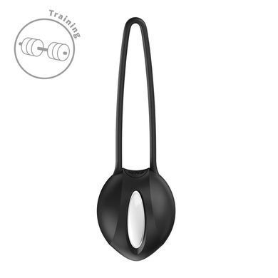 Вагінальна кулька Fun Factory SMARTBALL UNO Black, одинарна, діаметр 3,6 см SX3662 фото