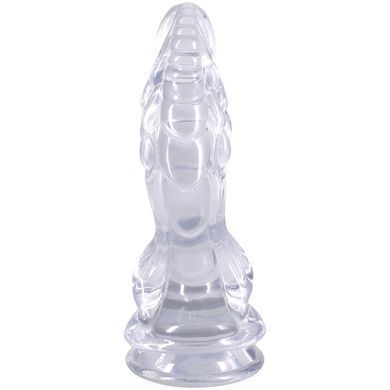 Фентезійний фалоімітатор Doc Johnson Crystal Jellies - Invader Dong 8.5 Inch - Clear SX4432 фото
