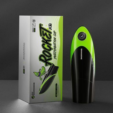 Смарт-мастурбатор BANANASOME ROCKET X7, вібрації, стискання, імітація фрикцій, підігрів SX2329 фото