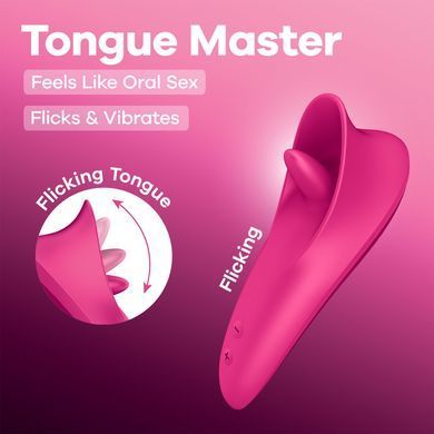 Вібростимулятор для клітора Satisfyer Tongue Master з язичком SX3850 фото