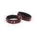 Фіксатори для стегон Liebe Seele Wine Red Thigh Cuffs L Size, натуральна шкіра SO9455 фото 1