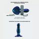 Дилдо з вібрацією Strap-On-Me FINGERING & VIBRATING DILDO - M - BLUE, з манливим рухом SX4825 фото 3