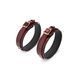 Фіксатори для стегон Liebe Seele Wine Red Thigh Cuffs L Size, натуральна шкіра SO9455 фото 3