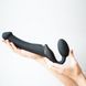 Безремінний страпон з вібрацією Strap-On-Me Vibrating Black M, діаметр 3,8см, пульт ДК, регульований SO3354 фото 7