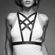 Портупея з екошкіри Bijoux Indiscrets Maze &ndash; Cross Cleavage Harness Black SO5915 фото 2