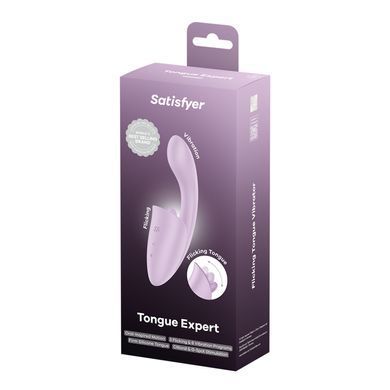 Вагінально-кліторальний вібратор Satisfyer Tongue Expert з язичком SX3851 фото
