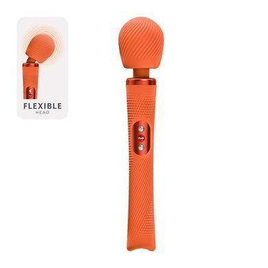 Вібромасажер Fun Factory VIM Vibrating Wand Orange, суперпотужний та легкий, до 6 годин роботи SX3661 фото