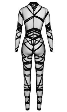 Комбінезон Noir Handmade F357 Bondesque Catsuit 3XL SX4057 фото