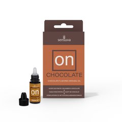 Збуджувальні краплі для клітора Sensuva ON Arousal Oil for Her Chocolate (5 мл) зі смаком шоколаду SO3166 фото