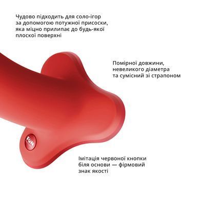 Фалоімітатор Fun Factory MAGNUM, помаранчевий, дуже гнучкий, довжина 18,3 см, діаметр 3,7 см SX0985 фото