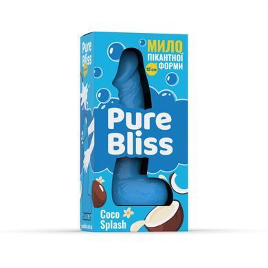 Ароматне мило пікантної форми Pure Bliss Blue Coco Splash (Кокосове молоко) 15 см SX3025 фото