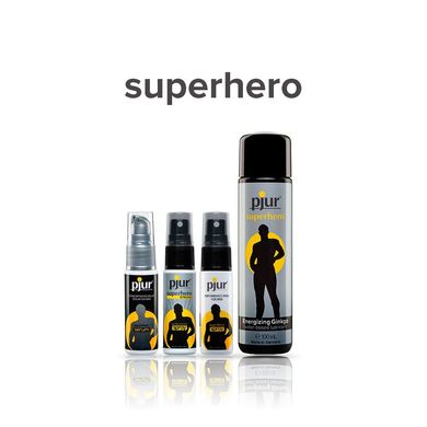 Пролонгувальний гель pjur Superhero Serum 20 мл, створює невидиму плівку, що знижує чутливість PJ12090 фото