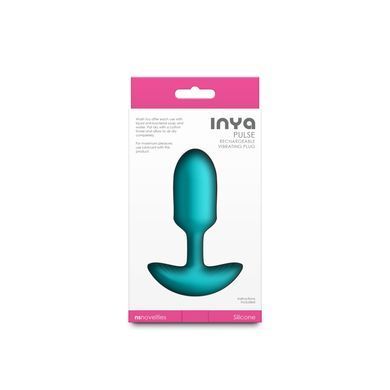Анальна пробка з вібрацією NS Novelties INYA - Pulse - Teal SX4343 фото