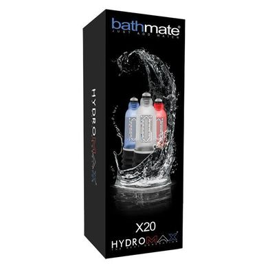 Гідропомпа Bathmate Hydromax 5 Clear (X20), для члена довжиною від 7,5 до 12,5 см, діаметр до 4,5 см HM-20-CC фото