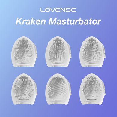 Набір мастурбаторів-яєць Lovense Kraken masturbator egg box, 6 штук, різна текстура SO8980 фото