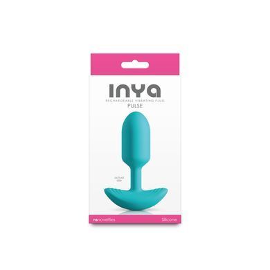Анальна пробка з вібрацією NS Novelties INYA - Pulse - Teal SX4343 фото