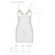 Сорочка з вирізами на грудях, стрінги Passion LOVELIA CHEMISE XXL/XXXL, white SO4764 фото 7