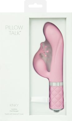 Розкішний вібратор-кролик Pillow Talk - Kinky Pink з кристалом Сваровські, потужний SO2715 фото