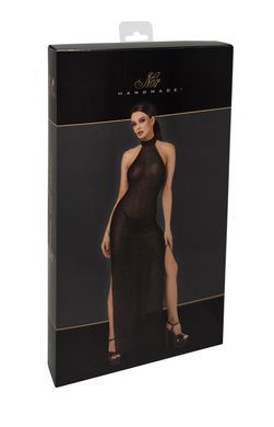 Сукня Noir Handmade F372 Onyx Twin-slit Long dress S SX4109 фото