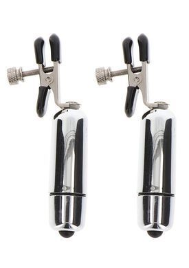 Затискачі на соски Adjustable Vibrating Clamps TB17277 фото