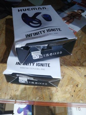 Ерекційне віброкільце Hueman - Infinity Ignite Vibrating Cock Ring (м'яте паковання!!!) SX3890-R фото