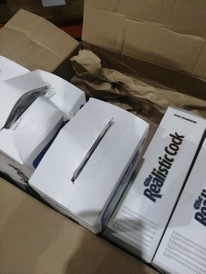 Фалоімітатор Doc Johnson The Realistic Cock 8 inch White - ULTRASKYN, Vack-U-Lock (м'яте паковання!!!) SO1551-R фото