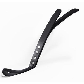 Падл двошаровий Feral Feelings Leather Mini Paddle Black, натуральна шкіра SO8262 фото