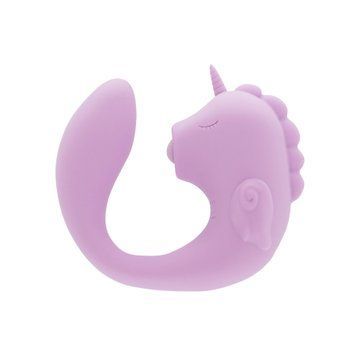 Вібратор-єдиноріжка Unihorn &ndash; C Horse &ndash; Marina Lilac, вагінально-кліторальна стимуляція, 2 мотори по 10 режимів SX2863 фото