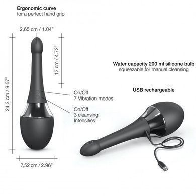 Автоматичний анальний душ-вібратор Dorcel Douche Mate Pro (м'яте паковання!!!) SO5532-R фото